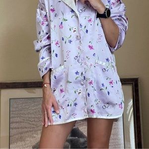 🍄Victoria secret flower pajama top🍄